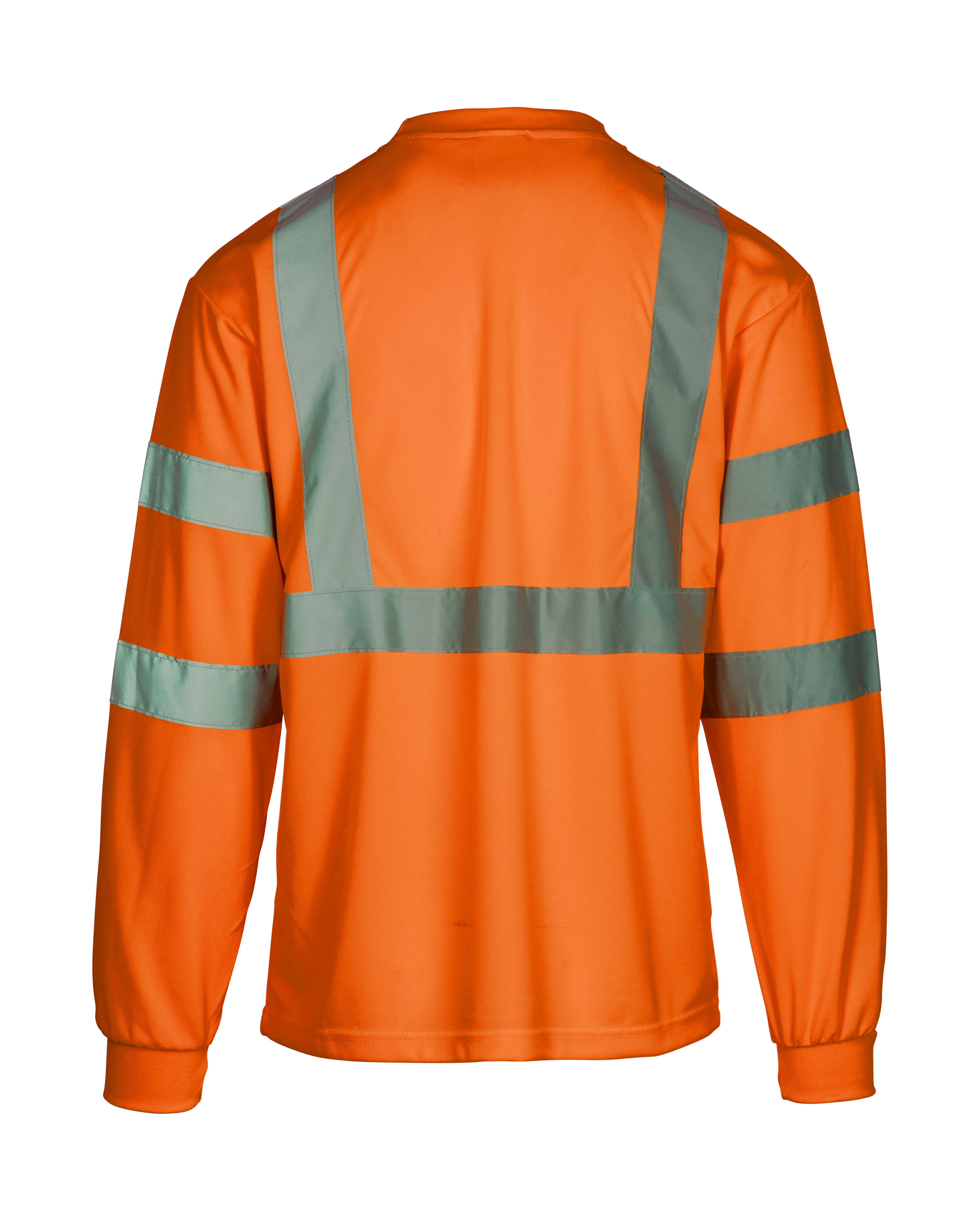 Picture of Max Apparel MAX465 Class 3 Long Sleeve T-shirt, Safety Orange